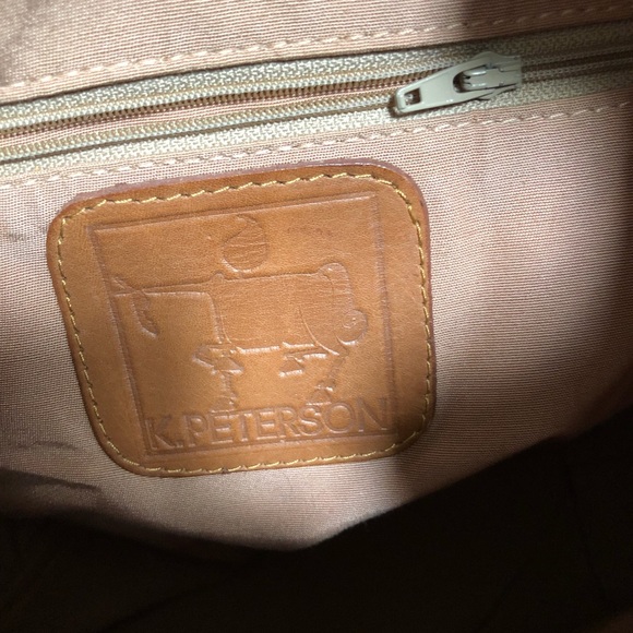 K Peterson canvas and leather purse - Picture 7 of 7